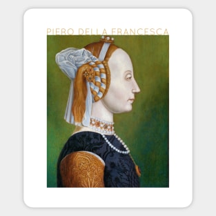 Piero Della Francesca - Battista Sforza Sticker